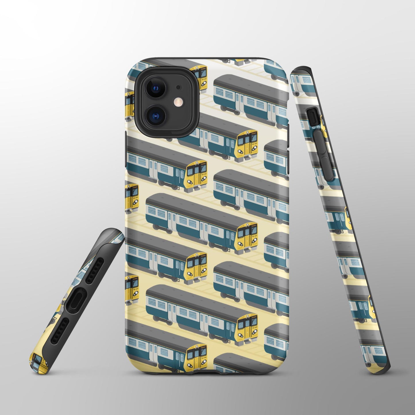 Merseyrail Class 507 BR Blue Phone Case - iPhone