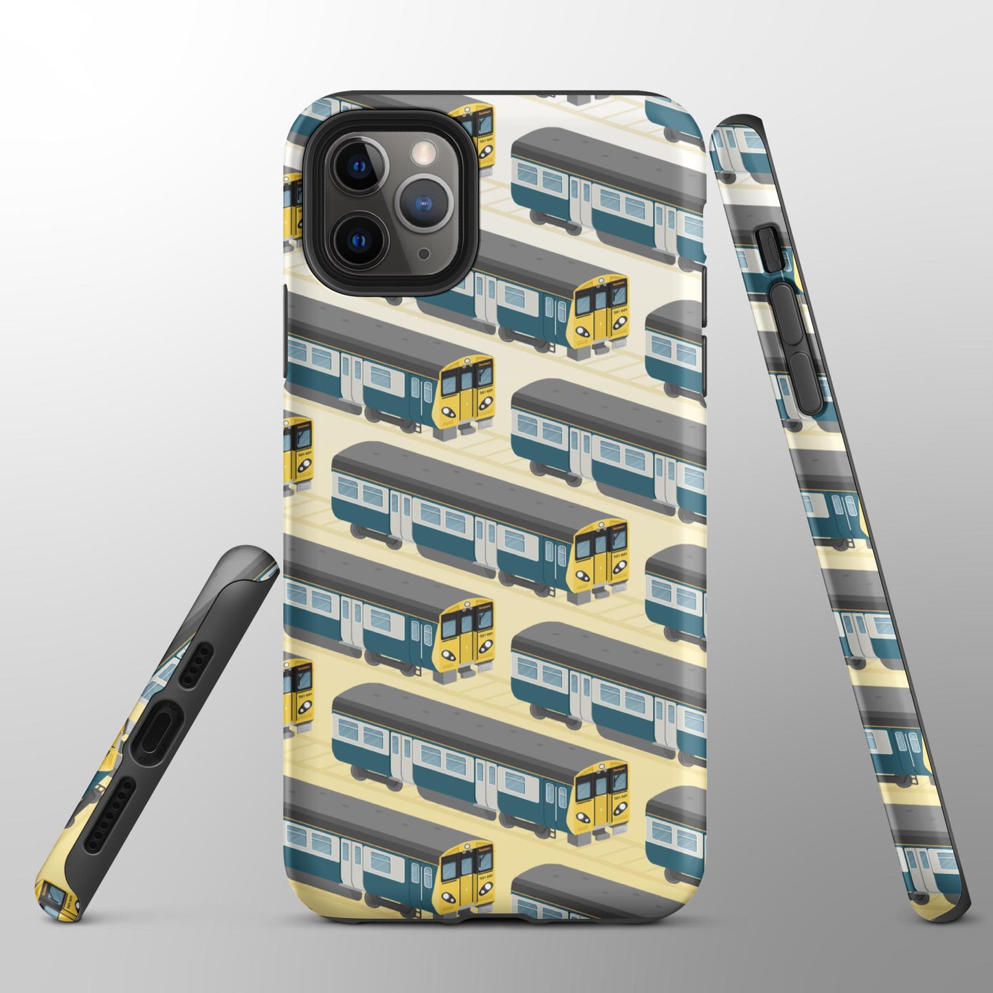 Merseyrail Class 507 BR Blue Phone Case - iPhone