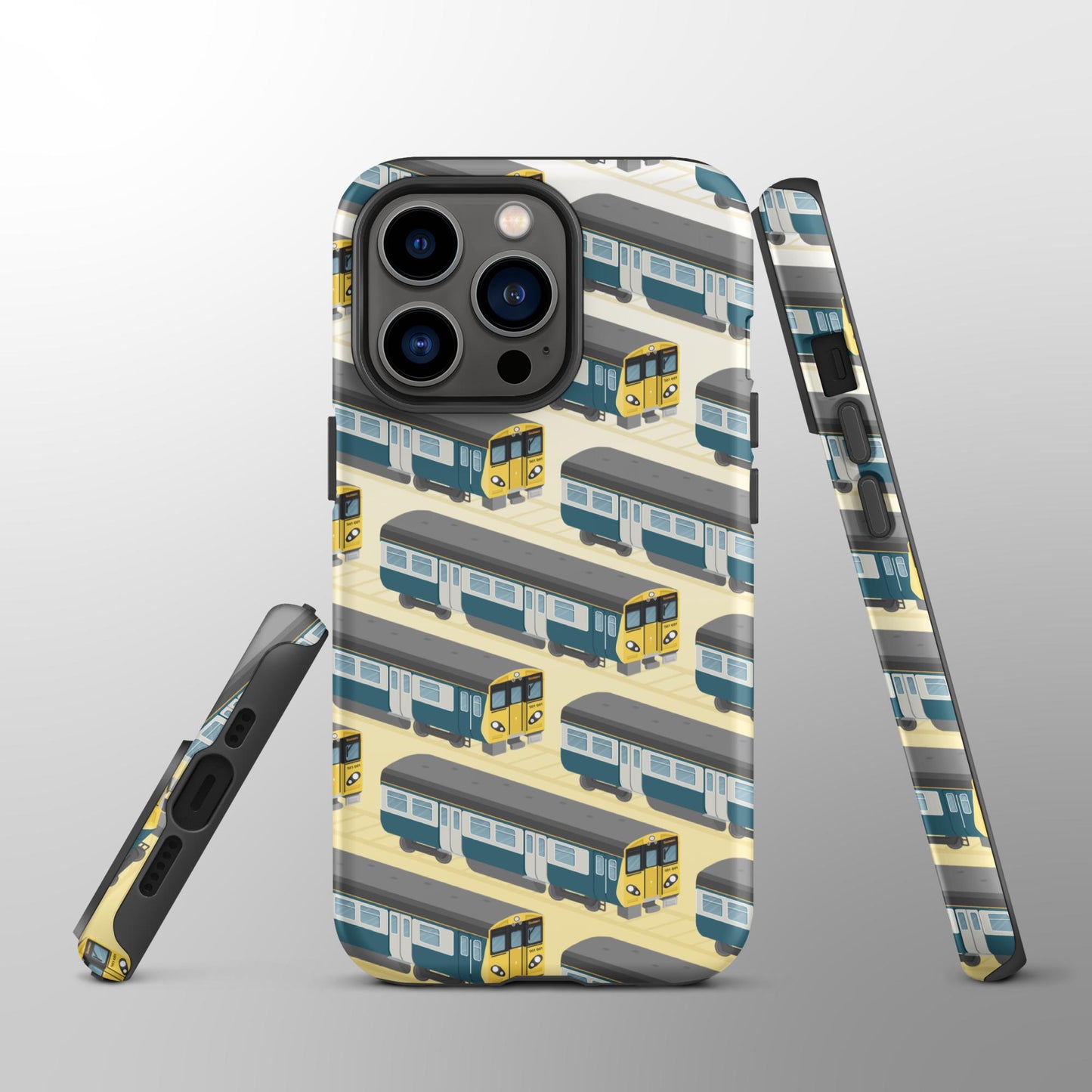 Merseyrail Class 507 BR Blue Phone Case - iPhone