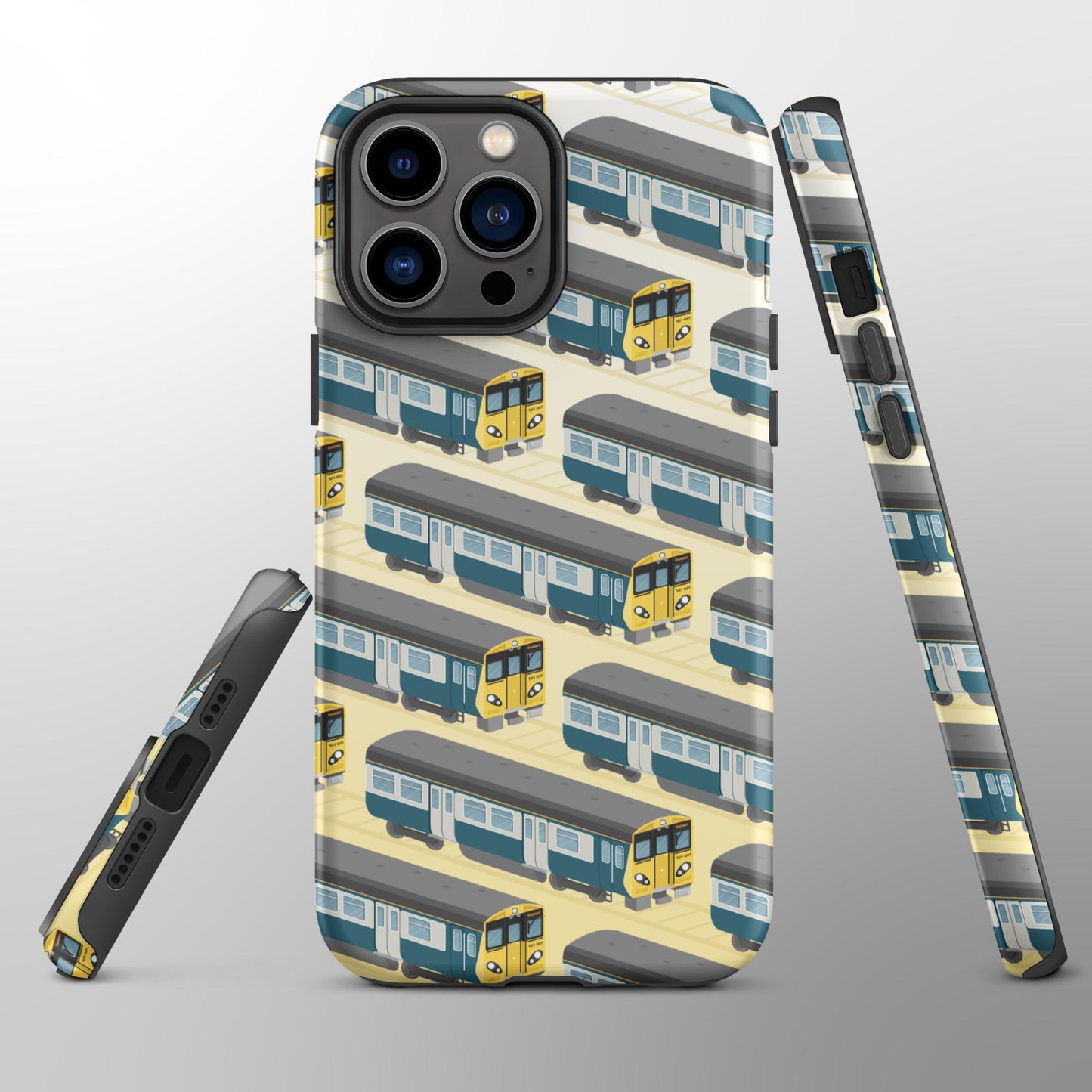 Merseyrail Class 507 BR Blue Phone Case - iPhone