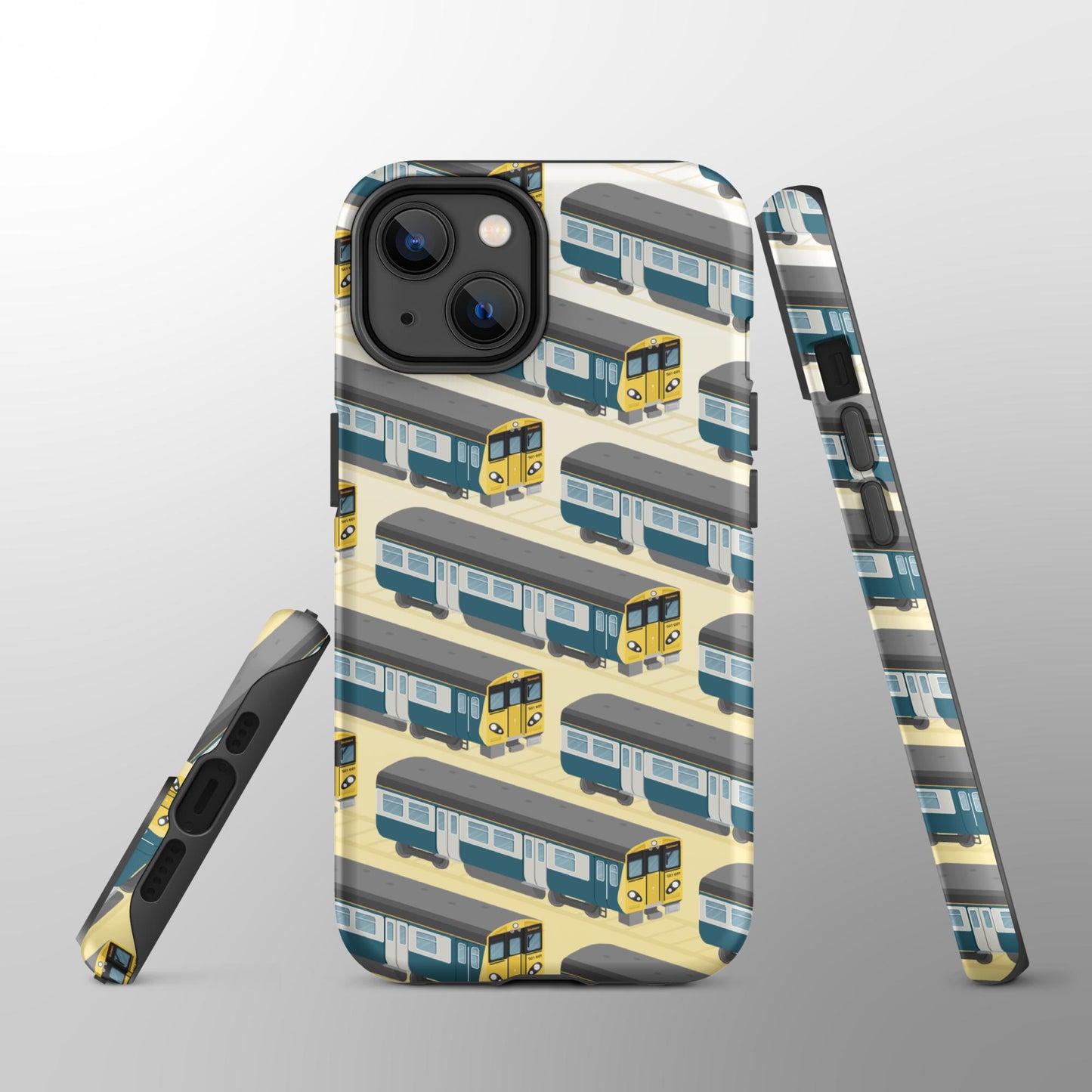 Merseyrail Class 507 BR Blue Phone Case - iPhone