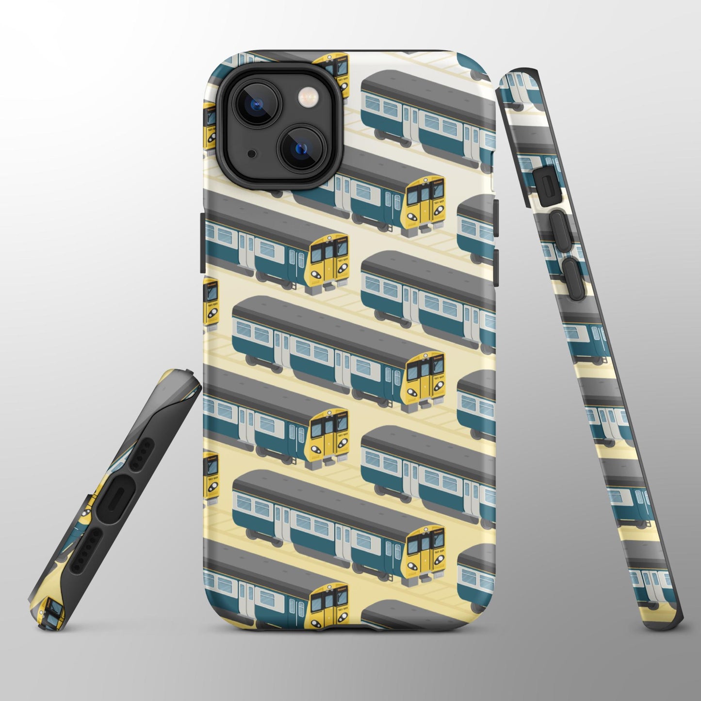 Merseyrail Class 507 BR Blue Phone Case - iPhone