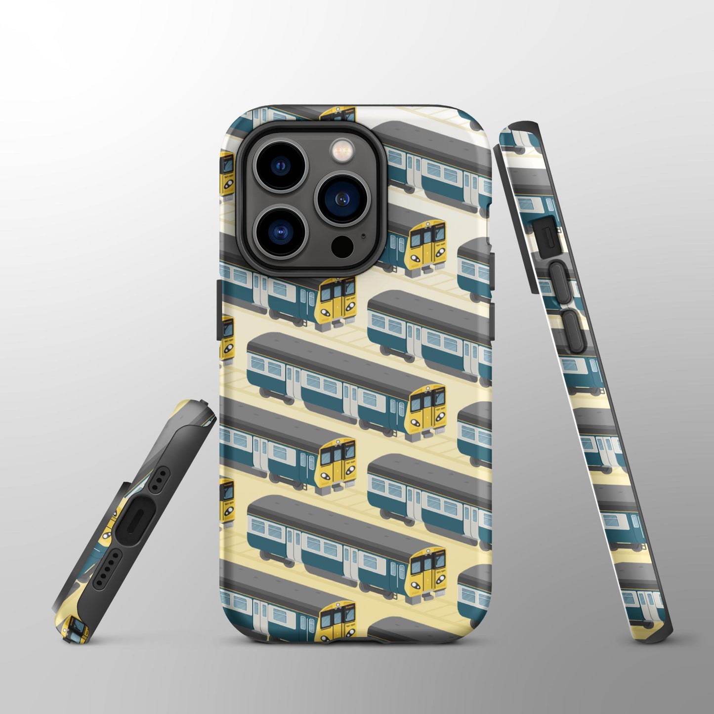 Merseyrail Class 507 BR Blue Phone Case - iPhone