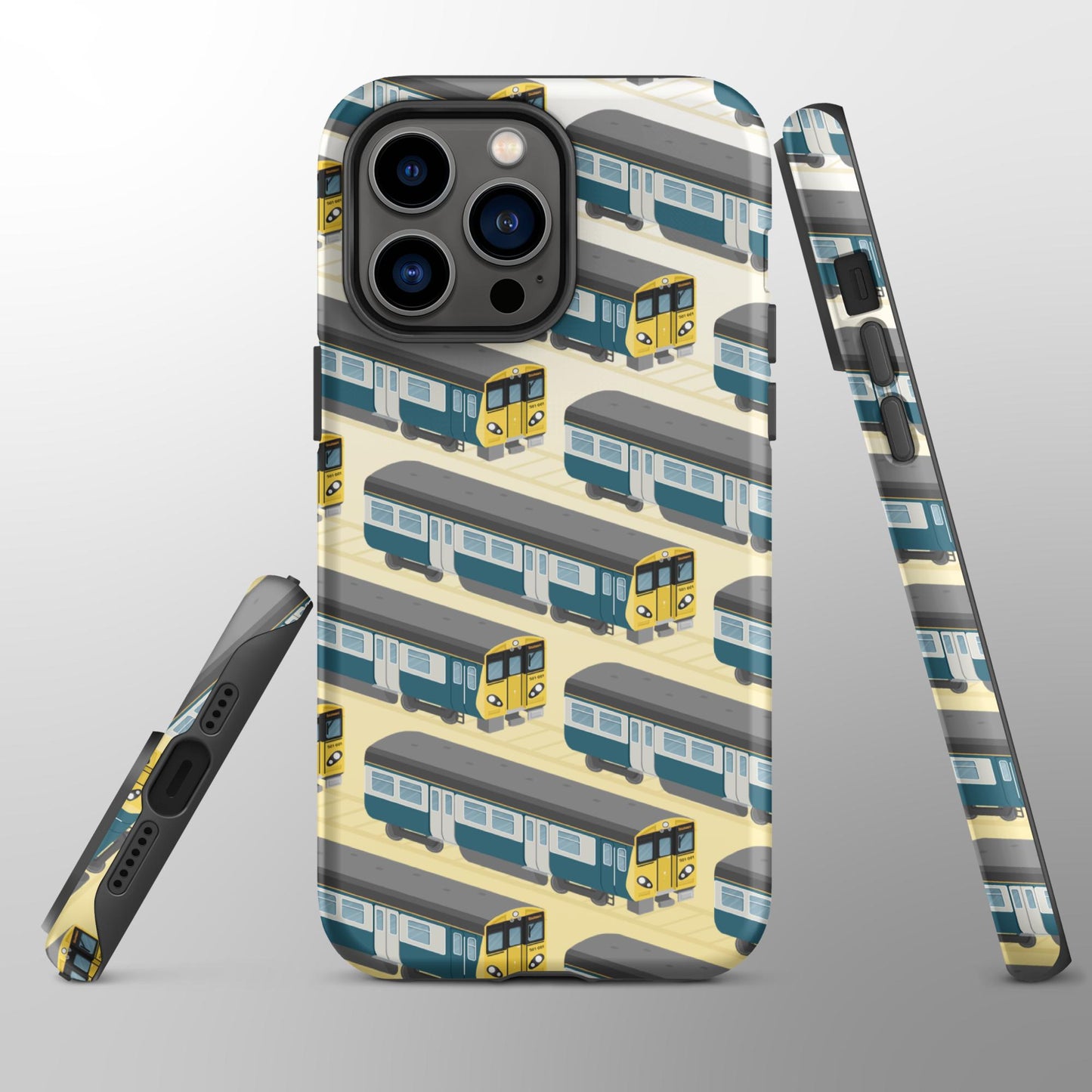 Merseyrail Class 507 BR Blue Phone Case - iPhone