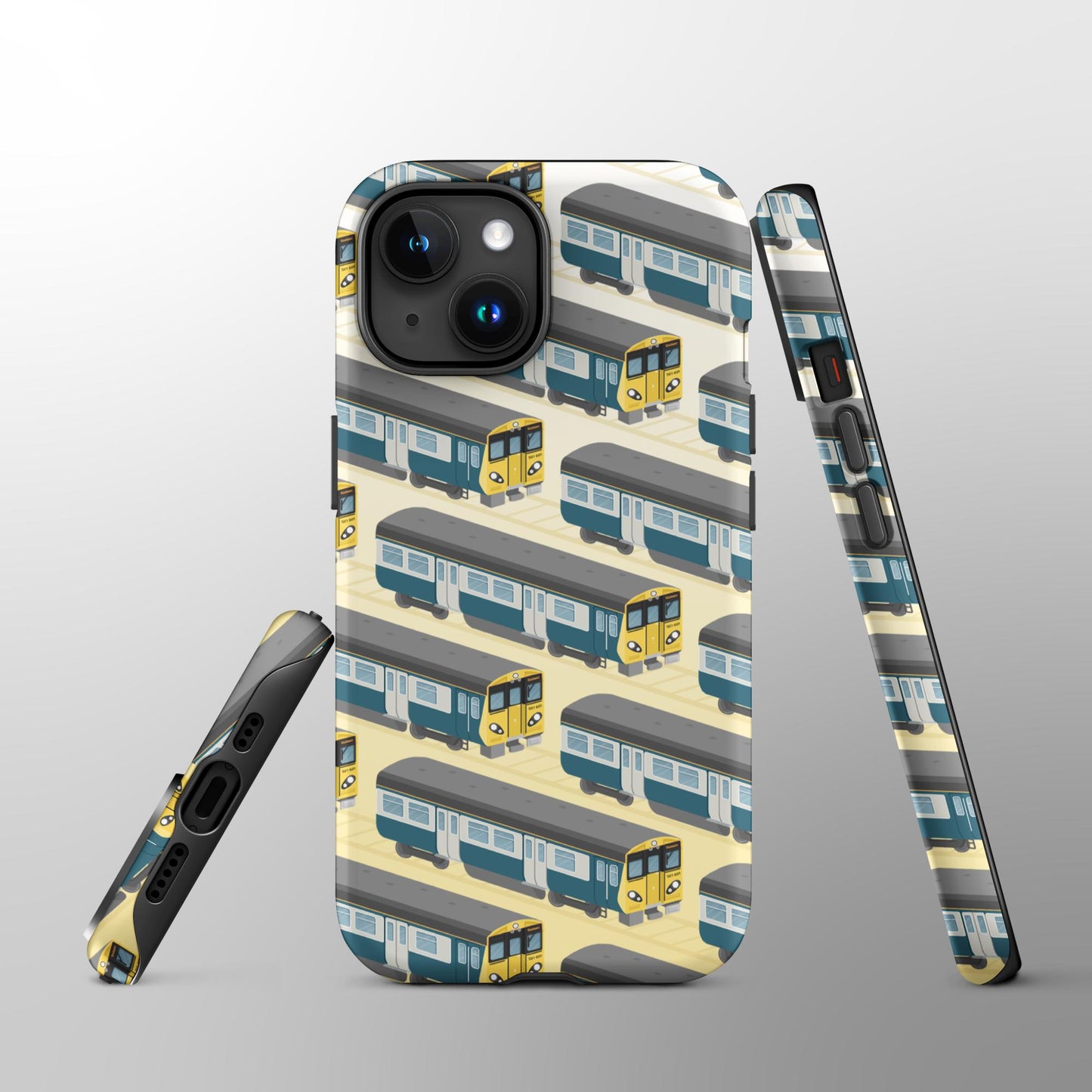 Merseyrail Class 507 BR Blue Phone Case - iPhone