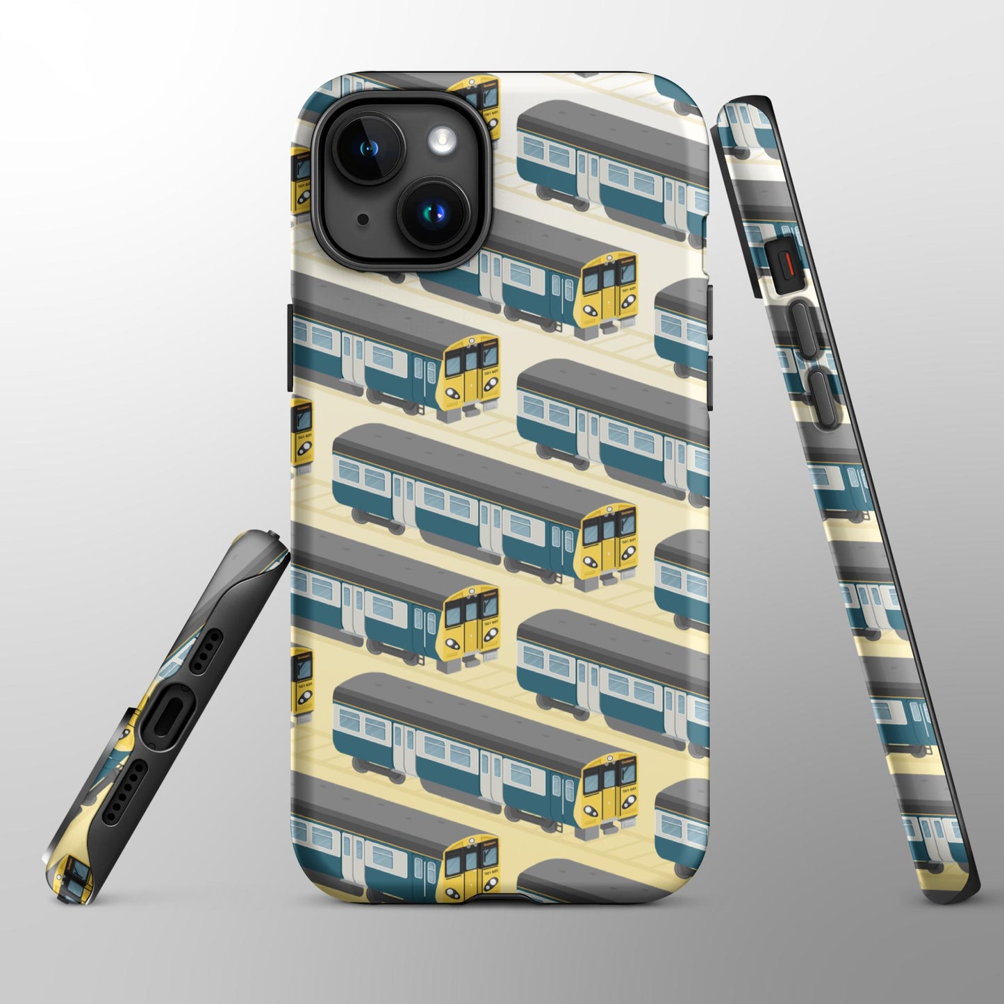 Merseyrail Class 507 BR Blue Phone Case - iPhone