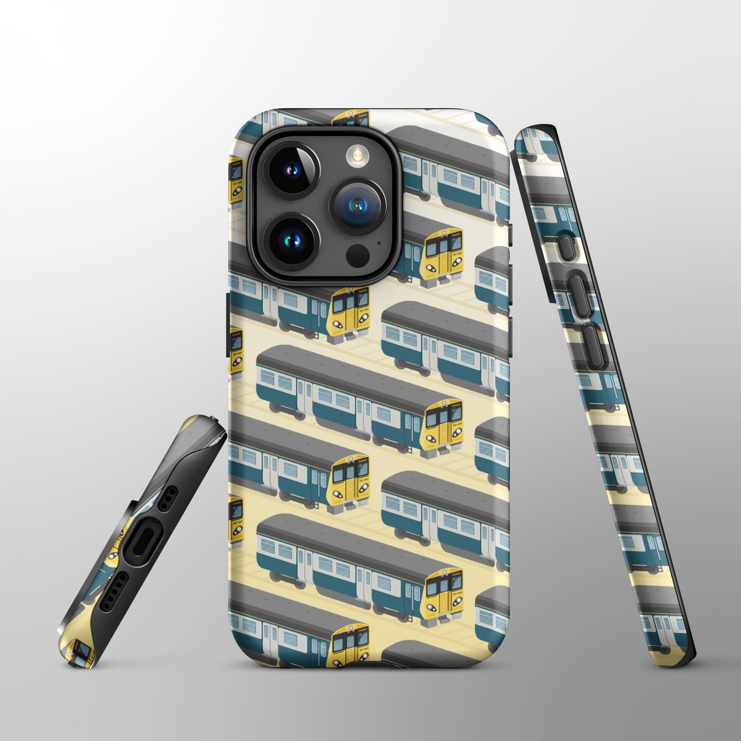 Merseyrail Class 507 BR Blue Phone Case - iPhone