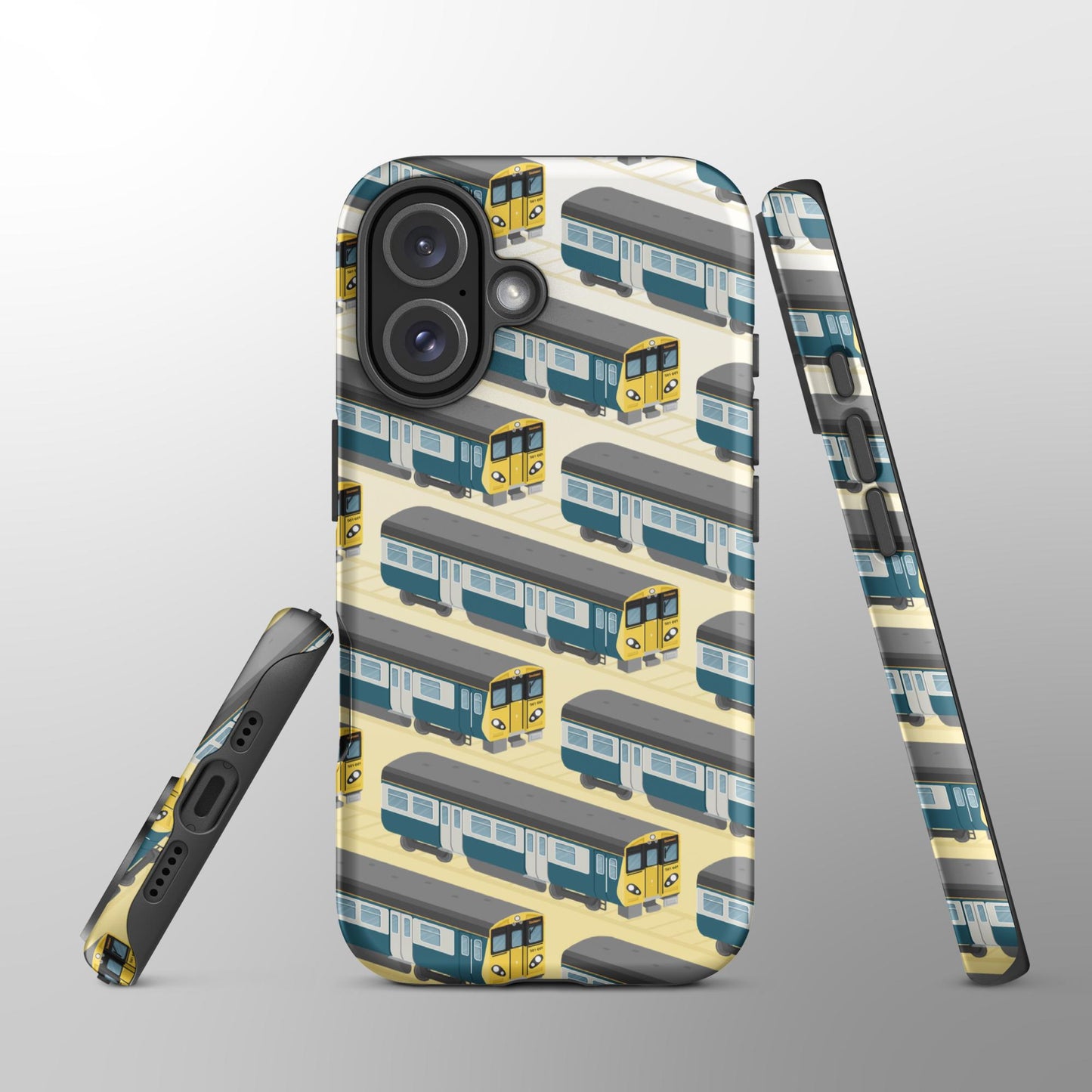 Merseyrail Class 507 BR Blue Phone Case - iPhone