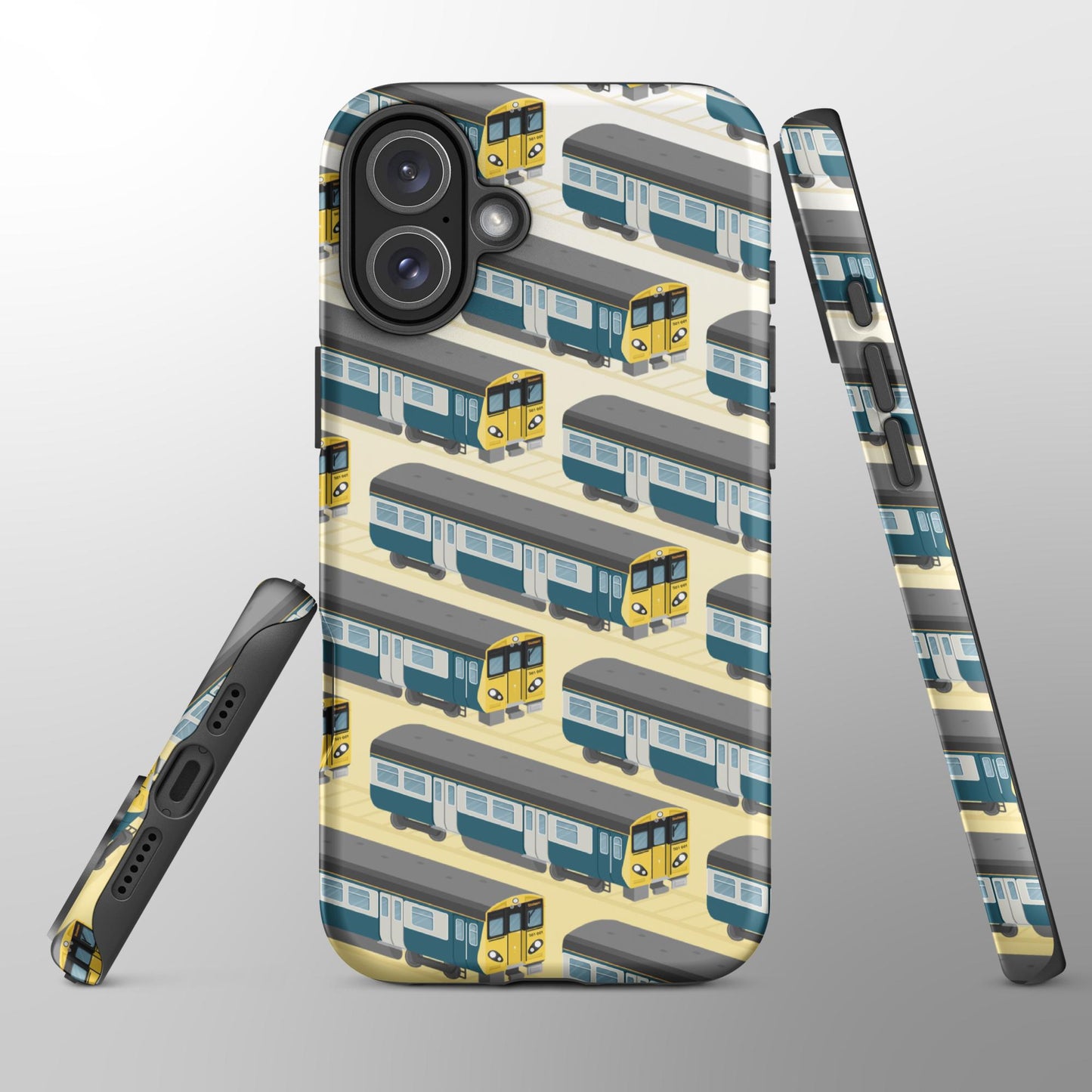 Merseyrail Class 507 BR Blue Phone Case - iPhone