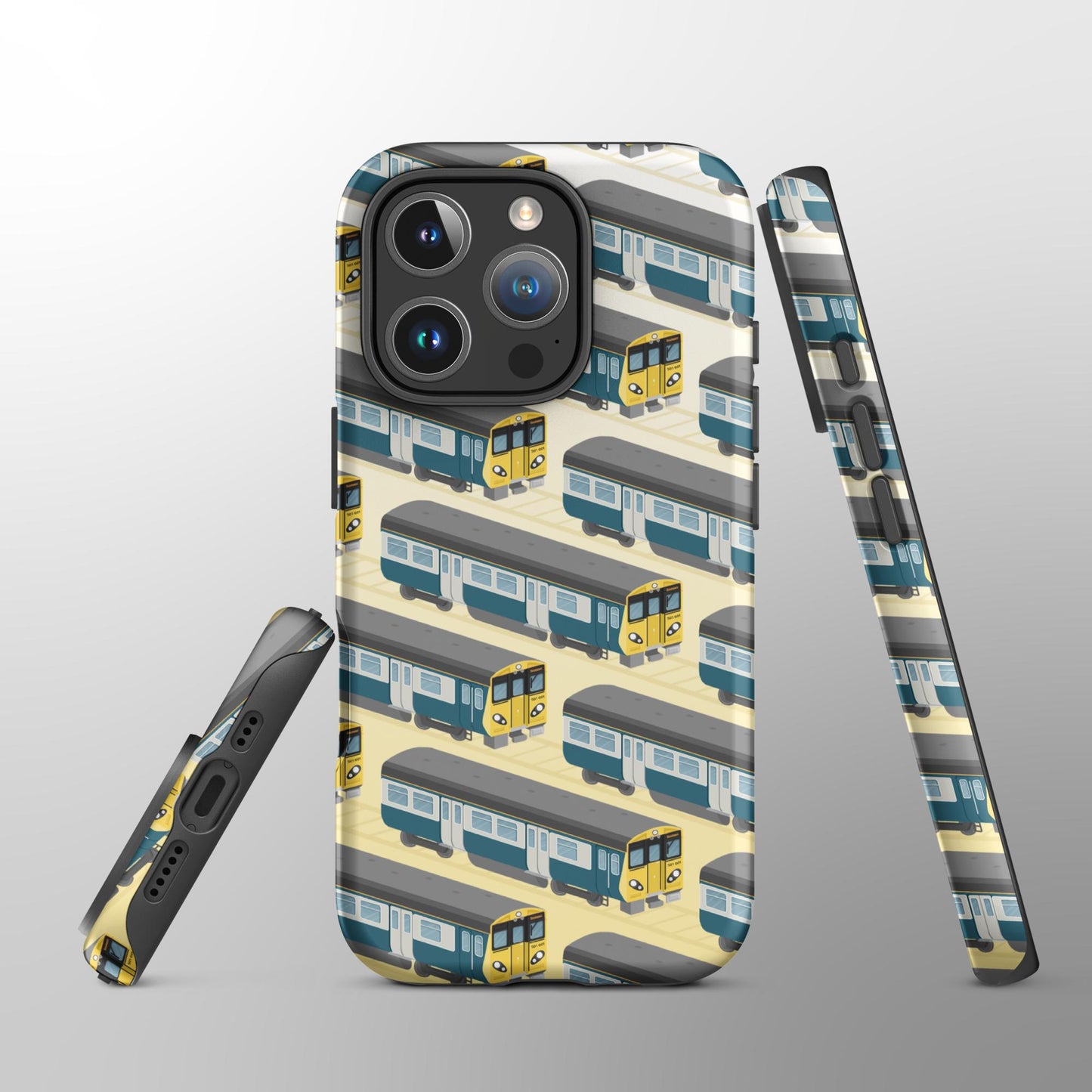 Merseyrail Class 507 BR Blue Phone Case - iPhone