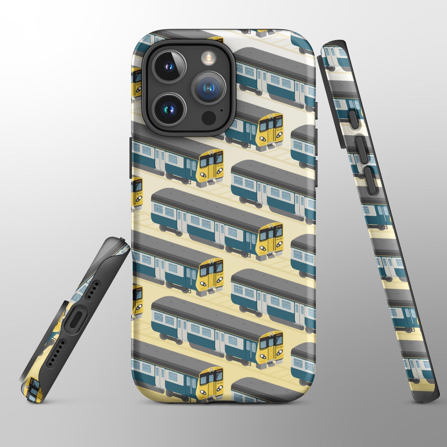 Merseyrail Class 507 BR Blue Phone Case - iPhone