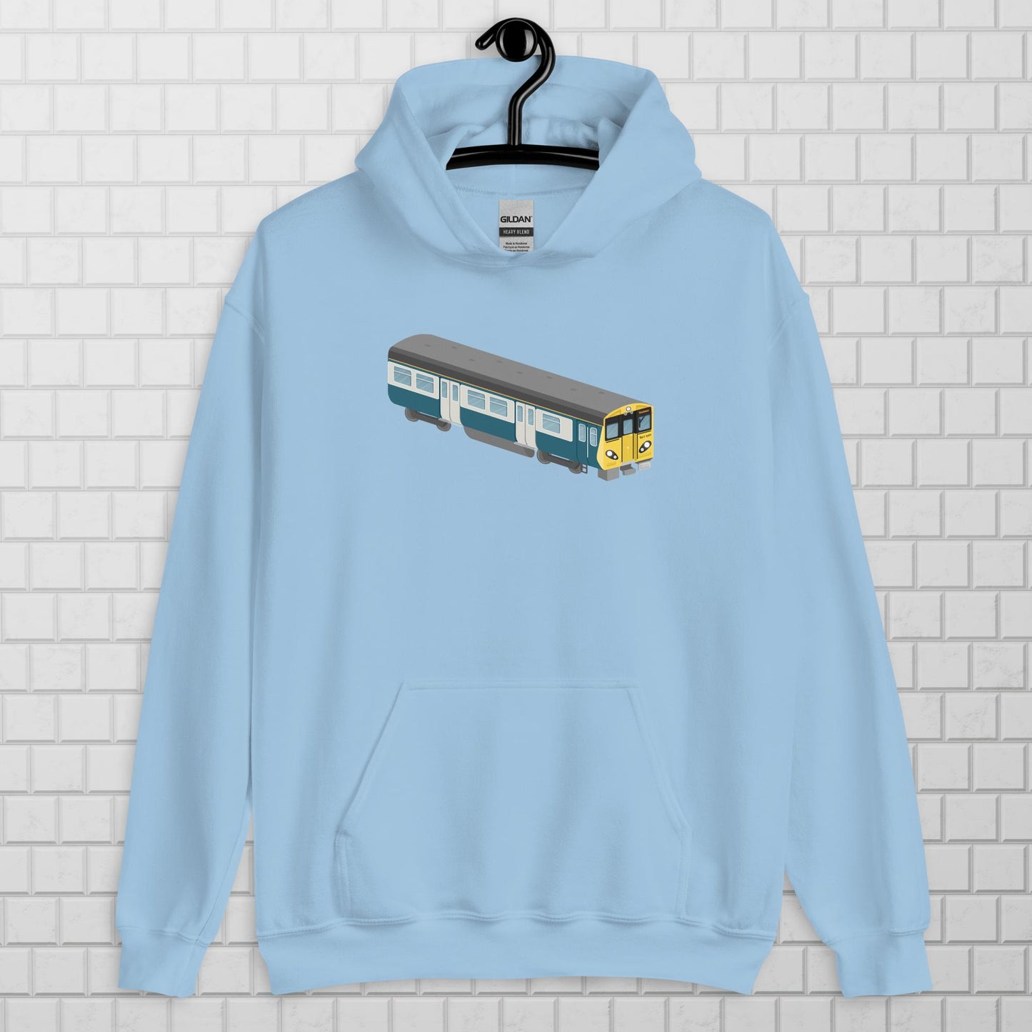 Merseyrail Class 507 BR Blue Hoodie